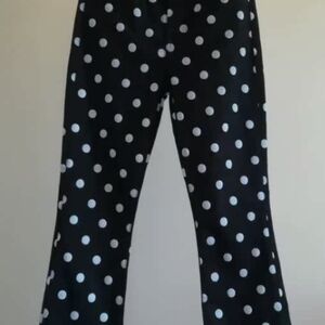 7 for all Mankind Black and White Polka Dot Jeans